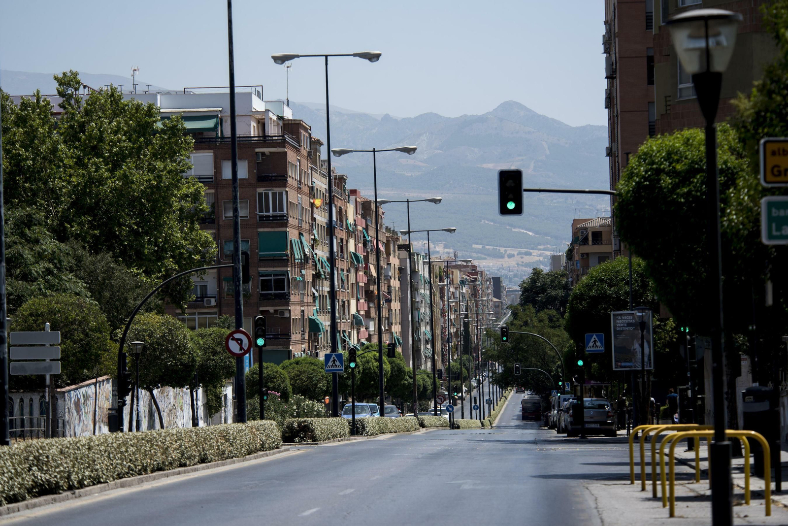 Imágenes de una Granada desierta