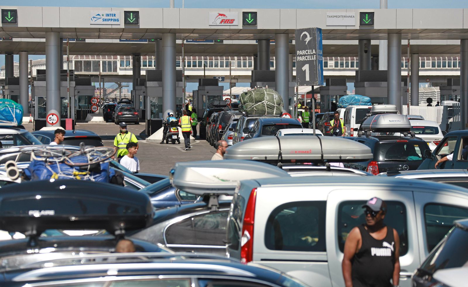 Operación Paso del Estrecho en el Puerto de Algeciras.