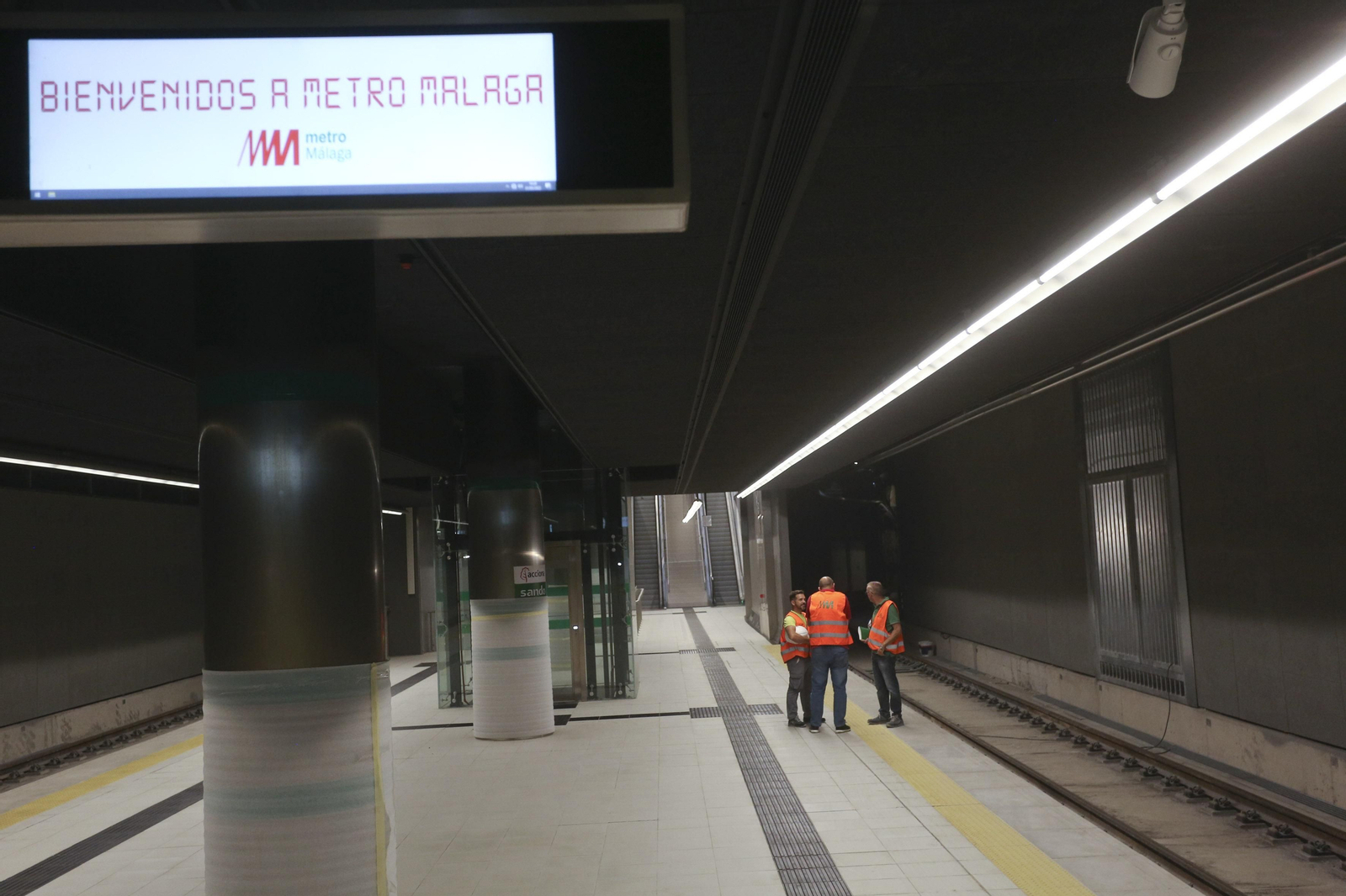 El Metro al Centro de Málaga: fotos de las estaciones Atarazanas y Guadalmedina El Metro al Centro de Málaga: fotos de las estaciones Atarazanas y Guadalmedina