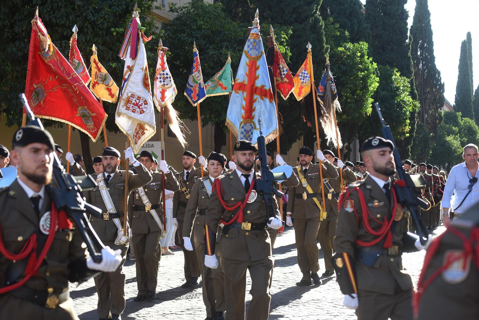 La llegada del Cristo de San Álvaro al Magno Vía Crucis