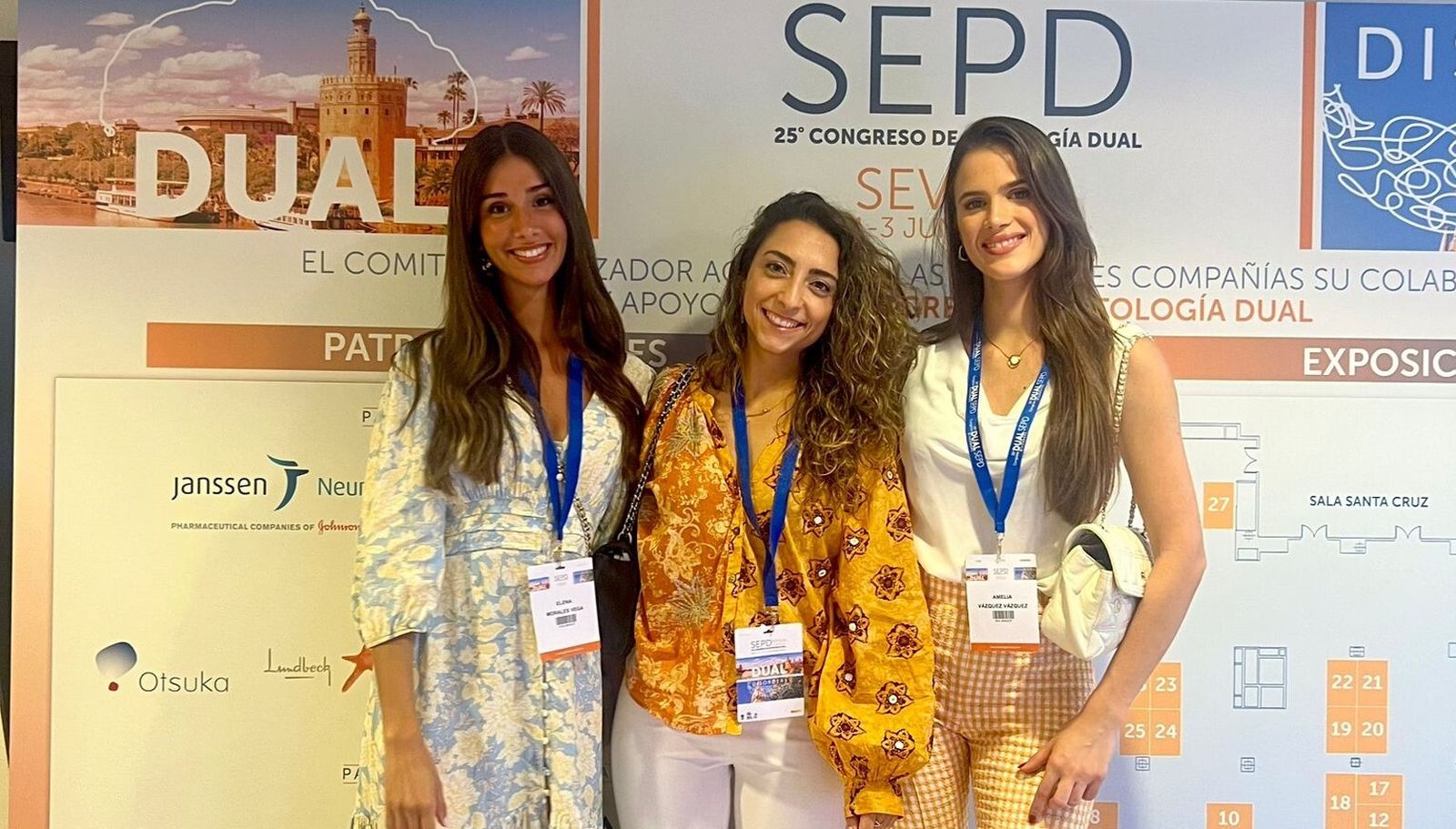 En la imagen, Elena Morales, Nuria Laherrán y Amelia Vázquez.