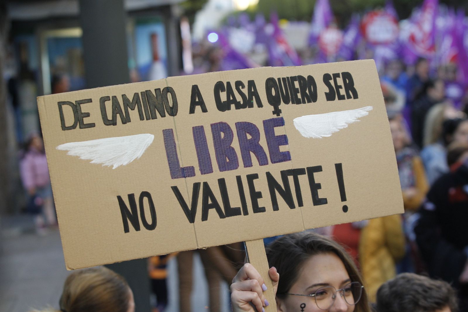 Fotogalería manifestación Día Internacional de la Mujer