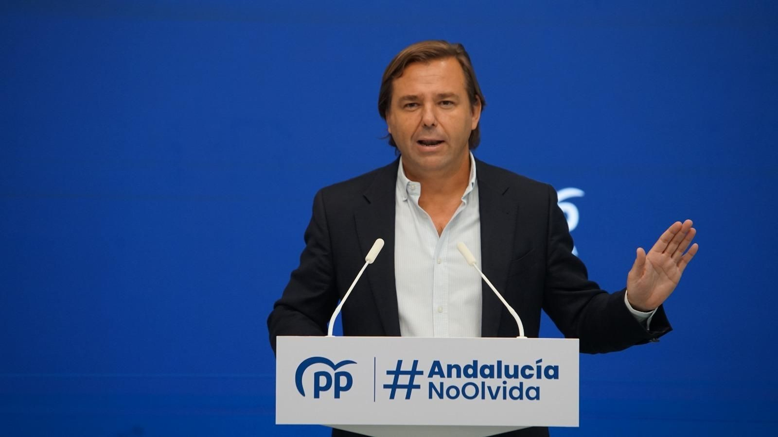 Antonio Repullo, secretario general del PP en Andalucía