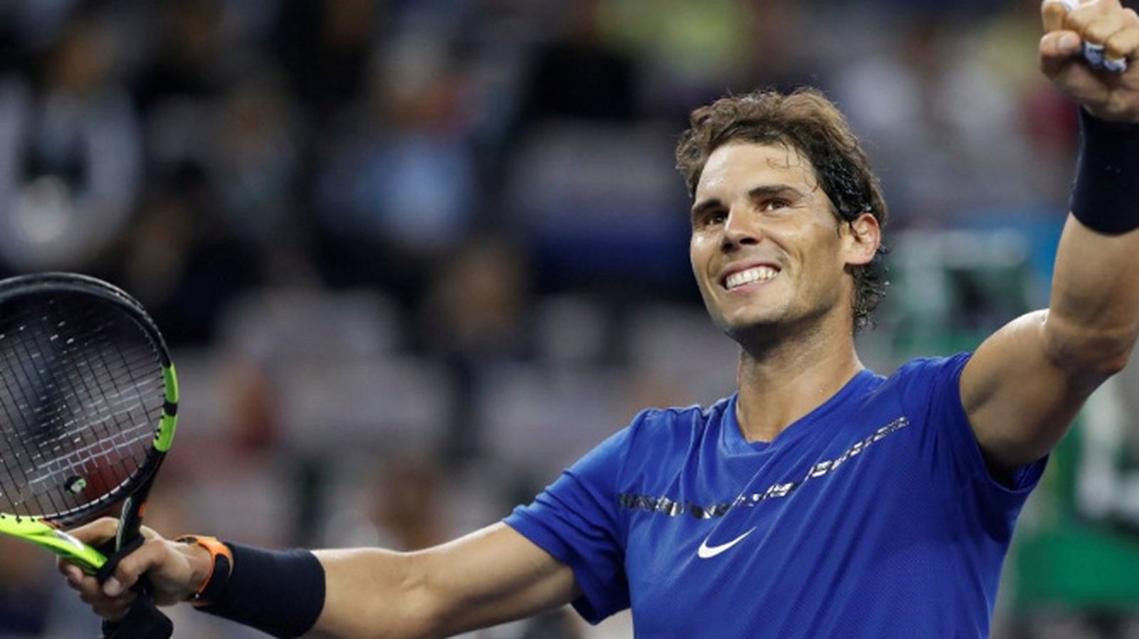 Nadal, celebrando el pase a semifinales