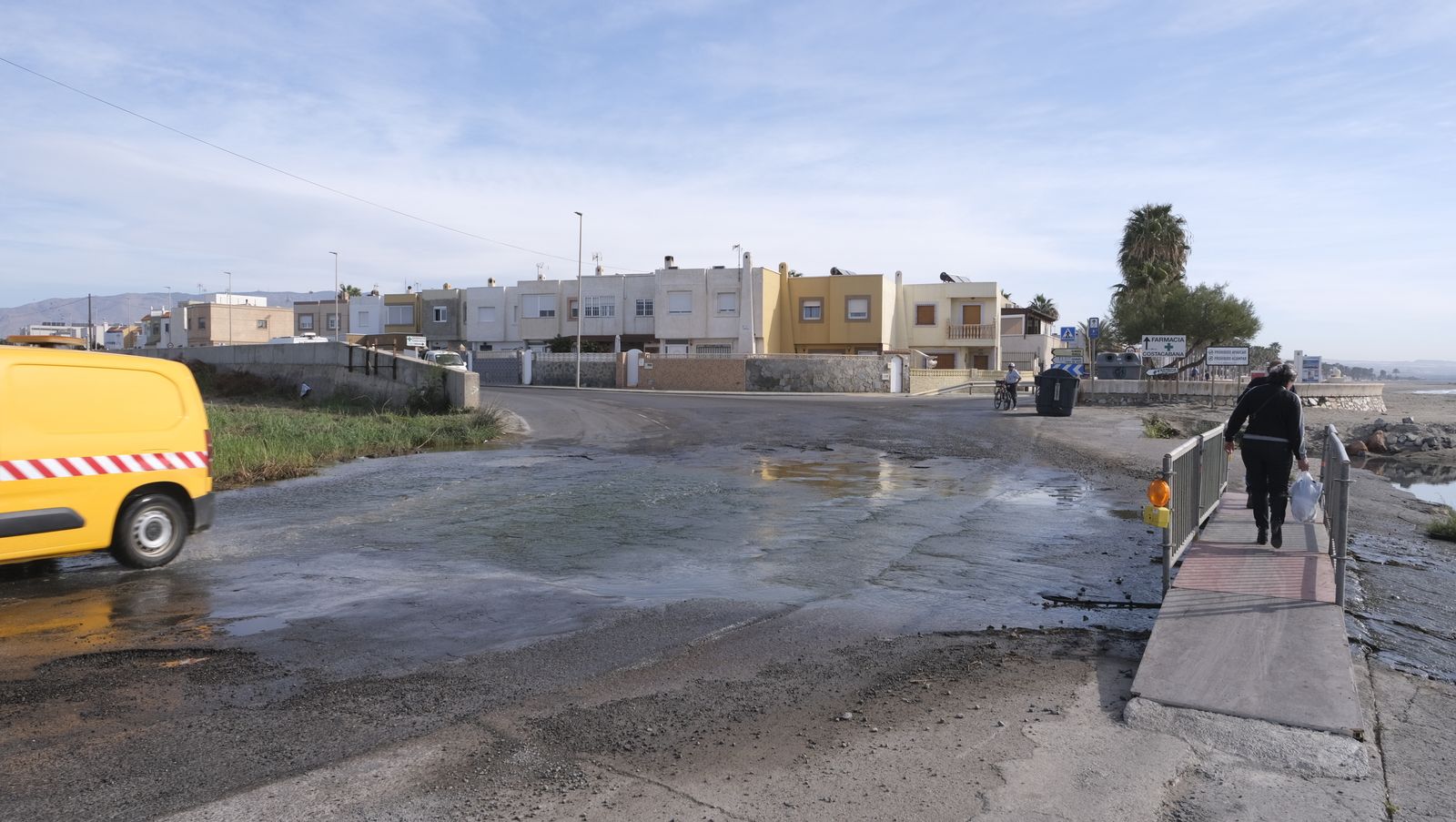 Imágenes del 'lago artificial' de Costacabana