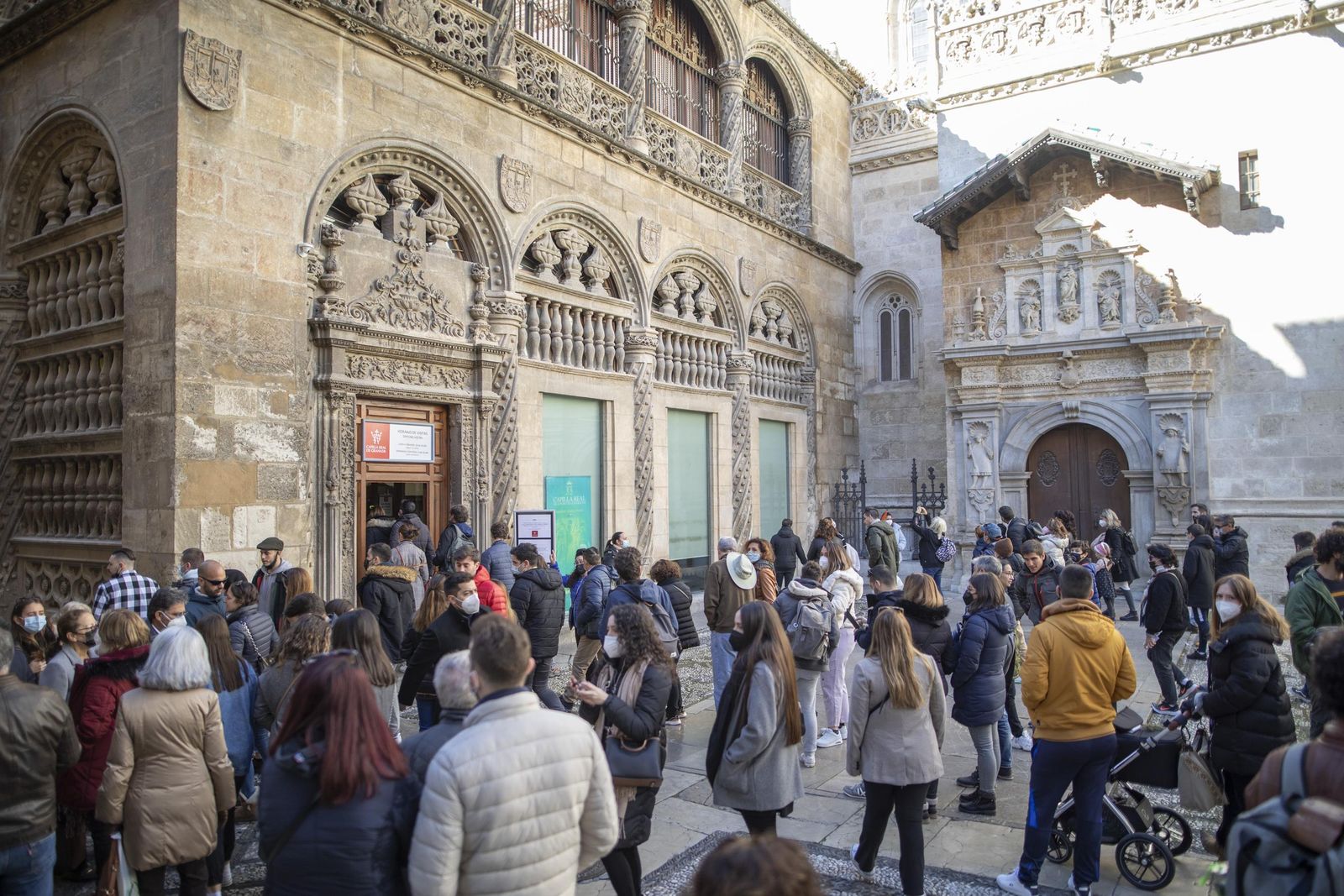 Visitantes en Granada.
