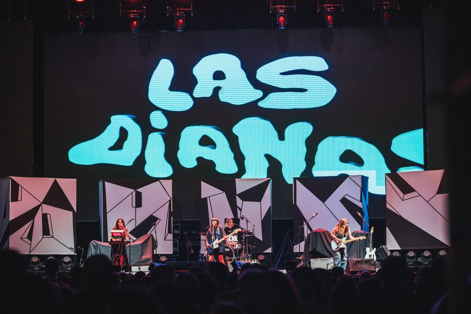 Las Dianas durante el concierto de Plaza de Toros.
