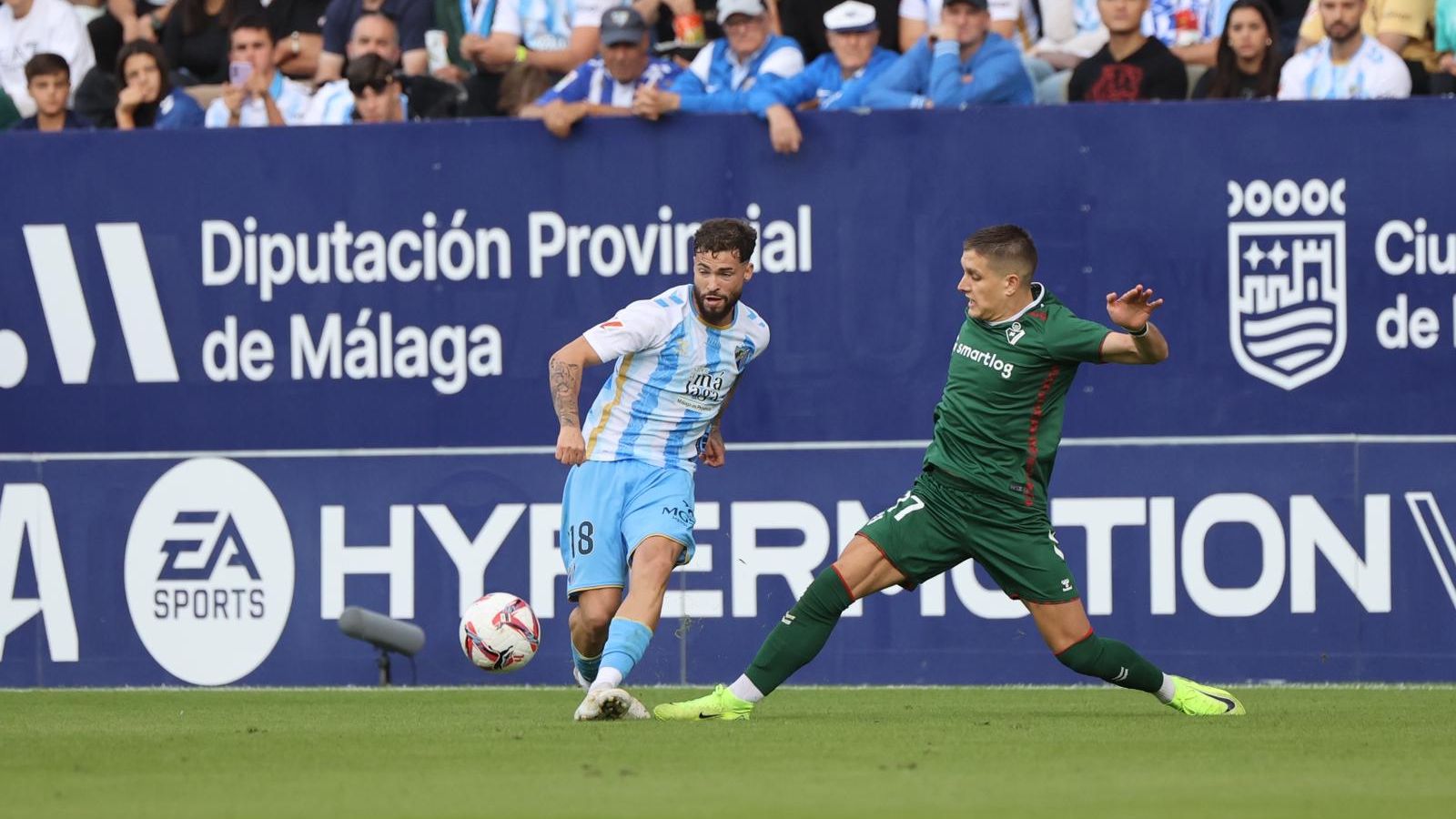 El Málaga CF - Eibar, en fotos