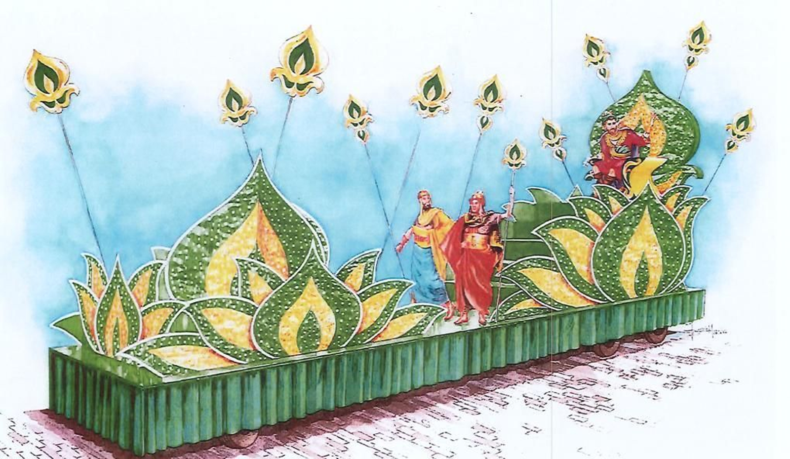 Así son las carrozas de la Cabalgata de Reyes de Cádiz 2024