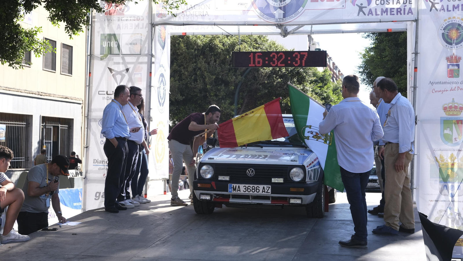 Imágenes de la salida del Rallye Costa de Almería