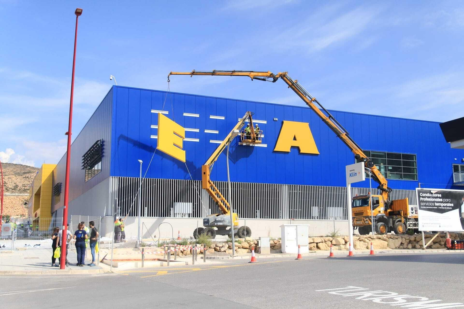Las imágenes de cómo avanzan las obras de IKEA Almería