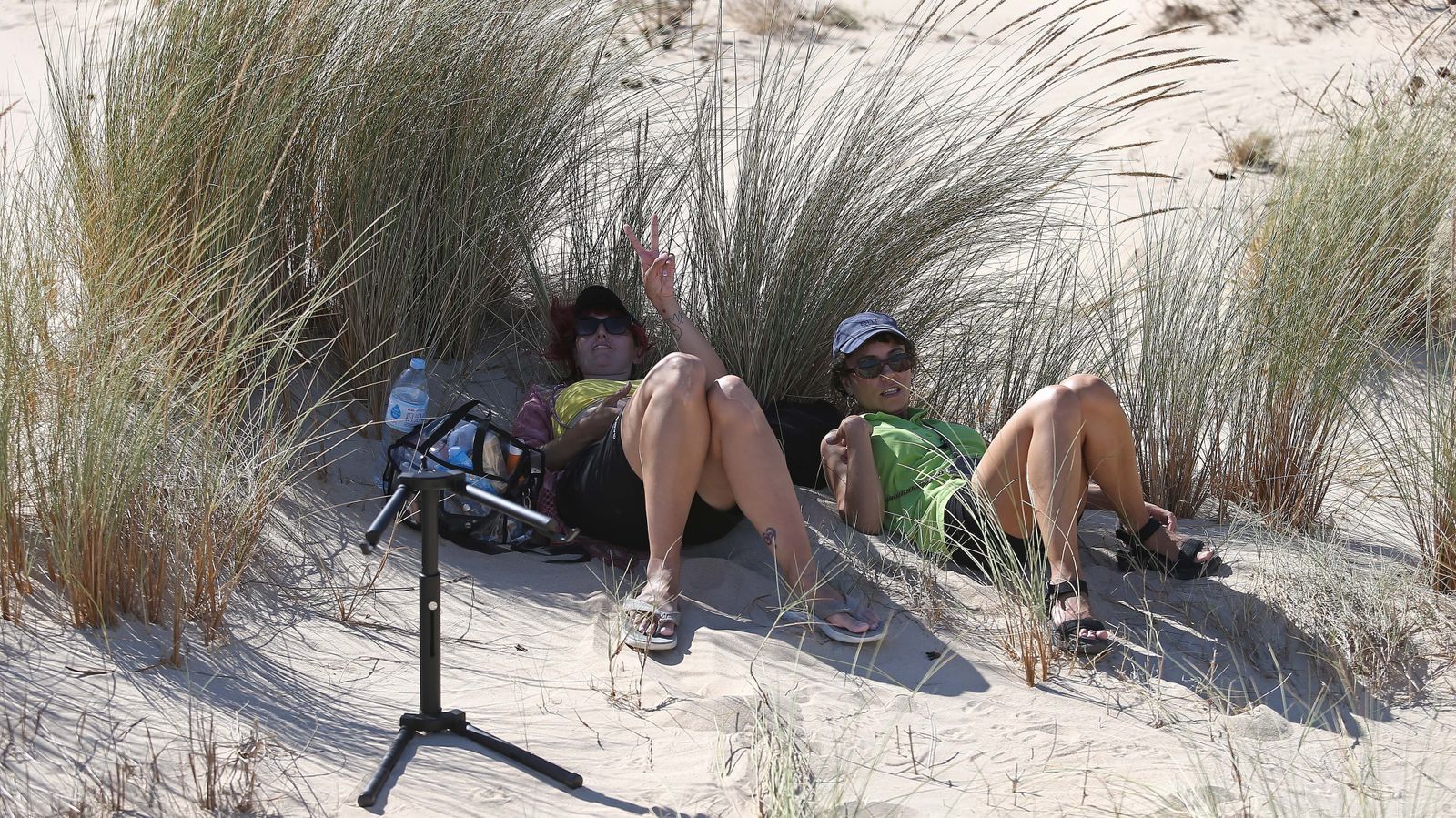 Rodaje de videoclips de Brisa Fenoy en el Campo de Gibraltar