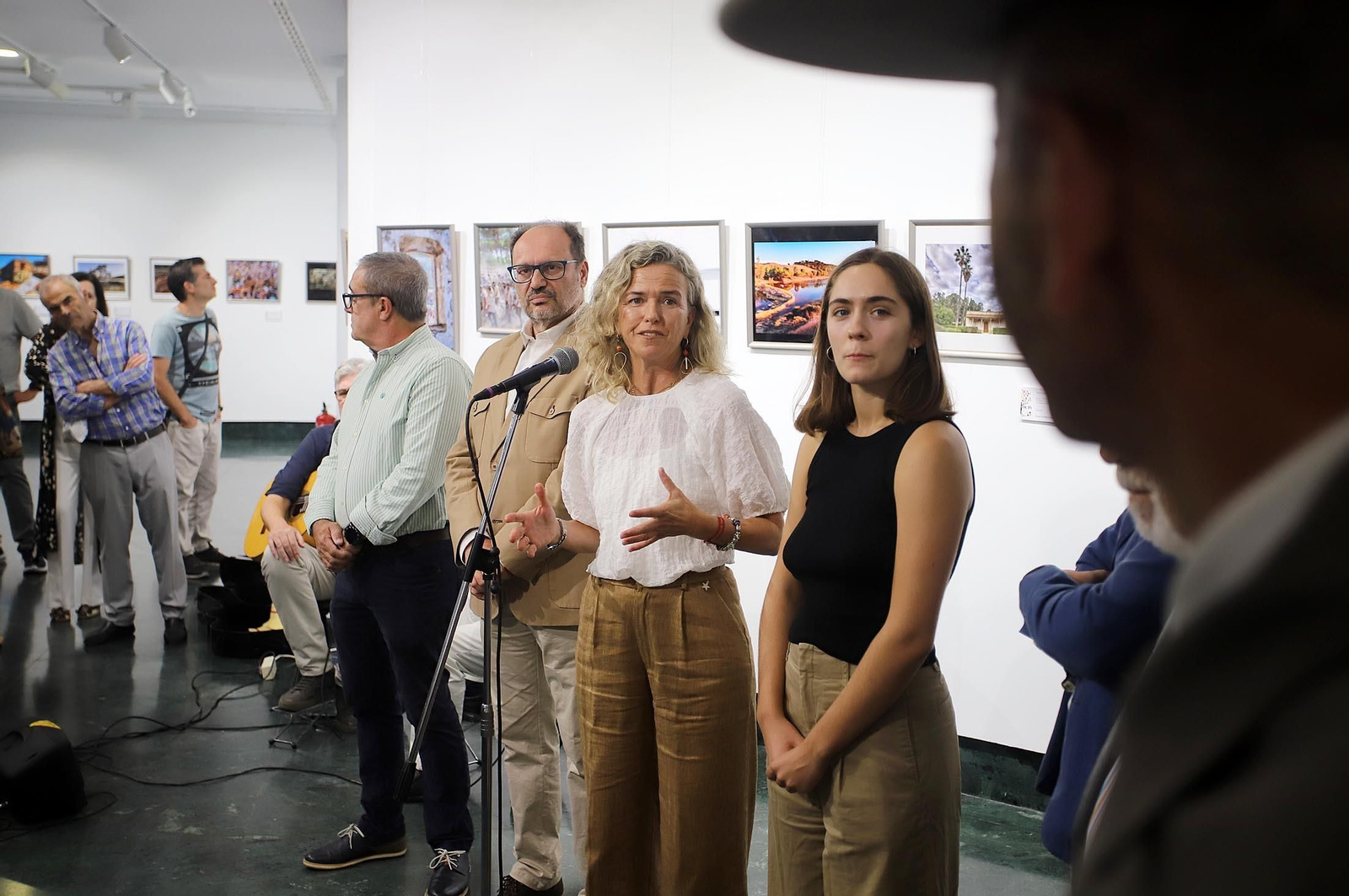 Imágenes de la exposición "Patrimonio de Huelva y Provincia", en el Centro Cultural "José Luis García Palacios" de la Fundación Caja Rural del Sur