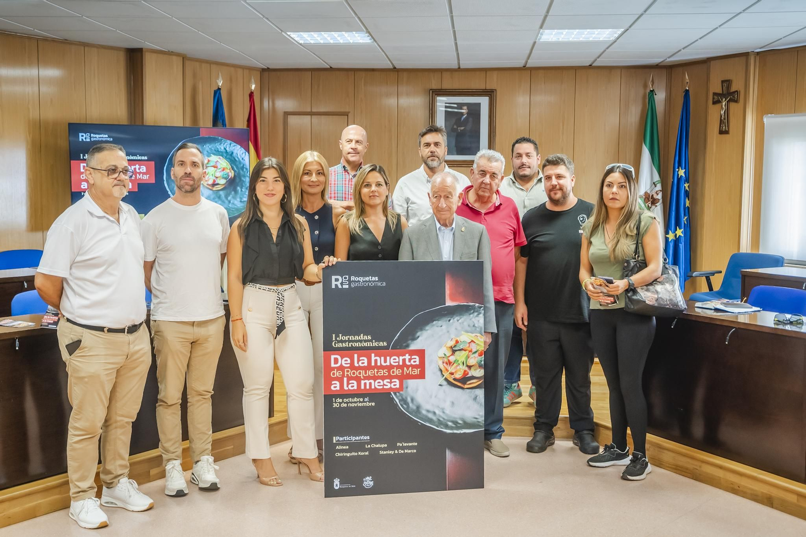 Presentación de las Jornadas Gastronómicas 'De la Huerta de Roquetas de Mar a la Mesa'