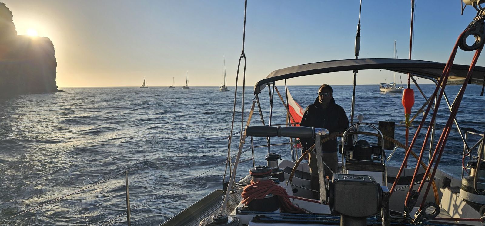 Sergio Llorca en su embarcación 'Ceuta'.