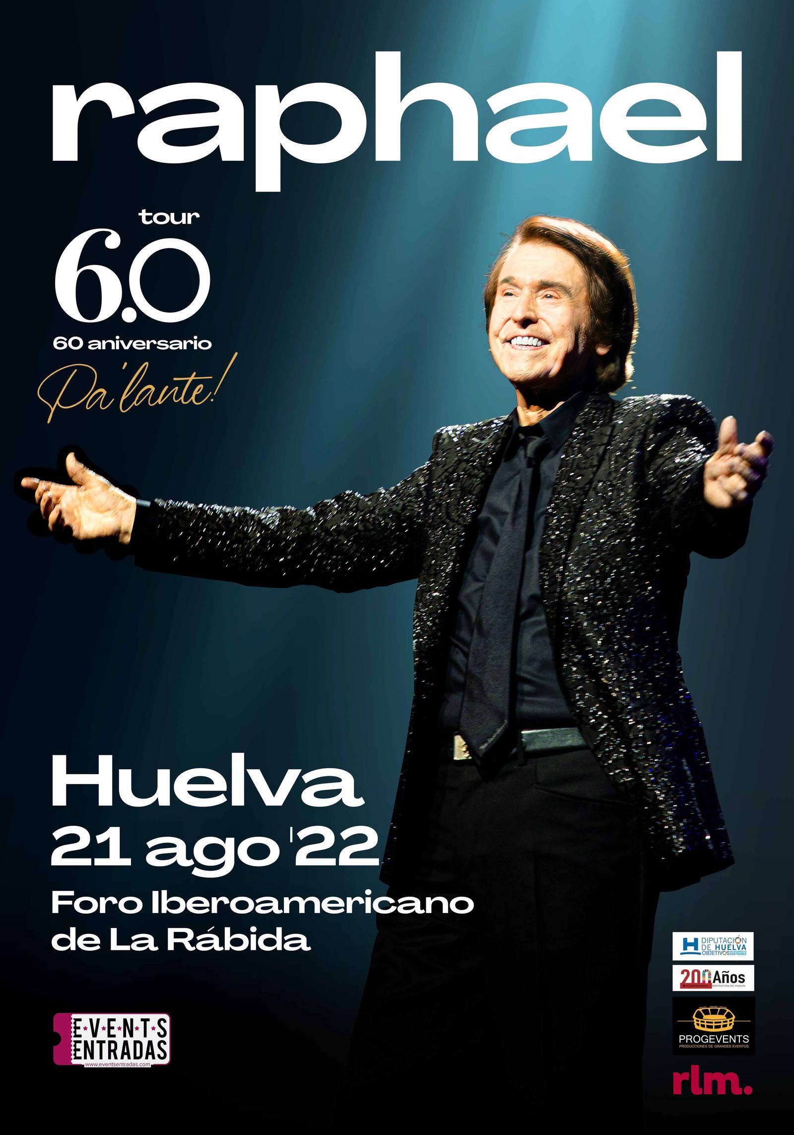 Últimas entradas para el concierto de Raphael en Huelva