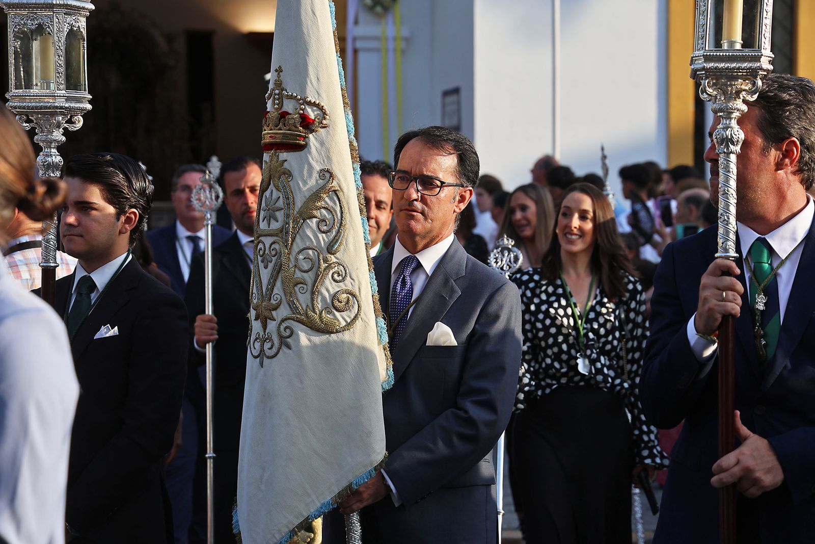Imágenes del Rosario Jubilar rociero celebrado por las 25 hermandades filiales de la Matriz de Almonte en La Merced
