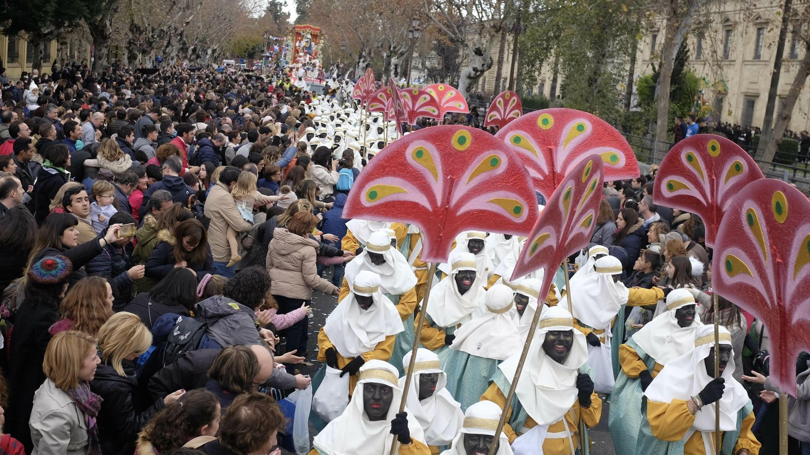 El orden de las carrozas de la Cabalgata de Reyes de Sevilla 2020.