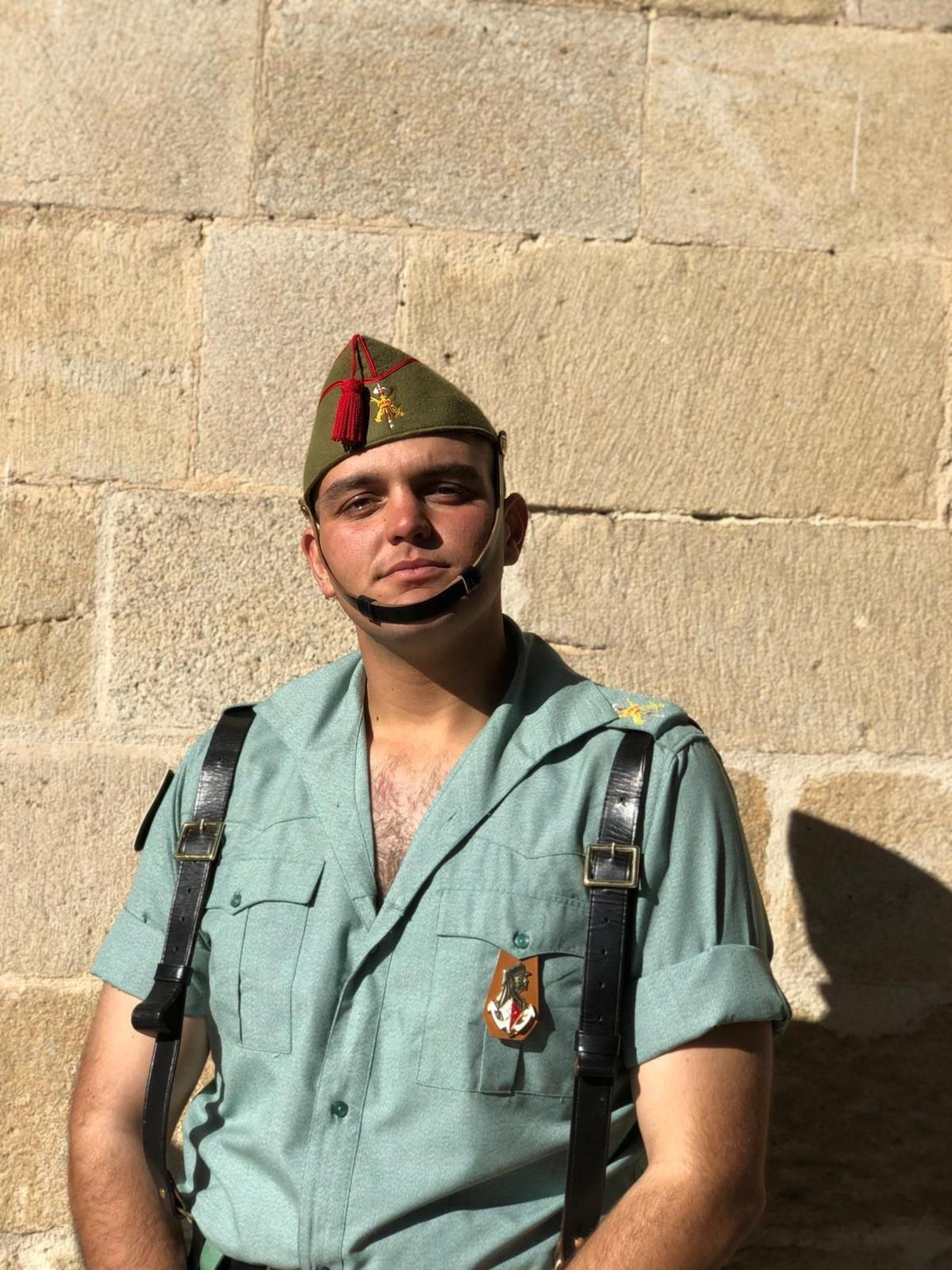 Una imagen del legionario de ascendencia jerezana Alejandro Jiménez, fallecido en 2019.