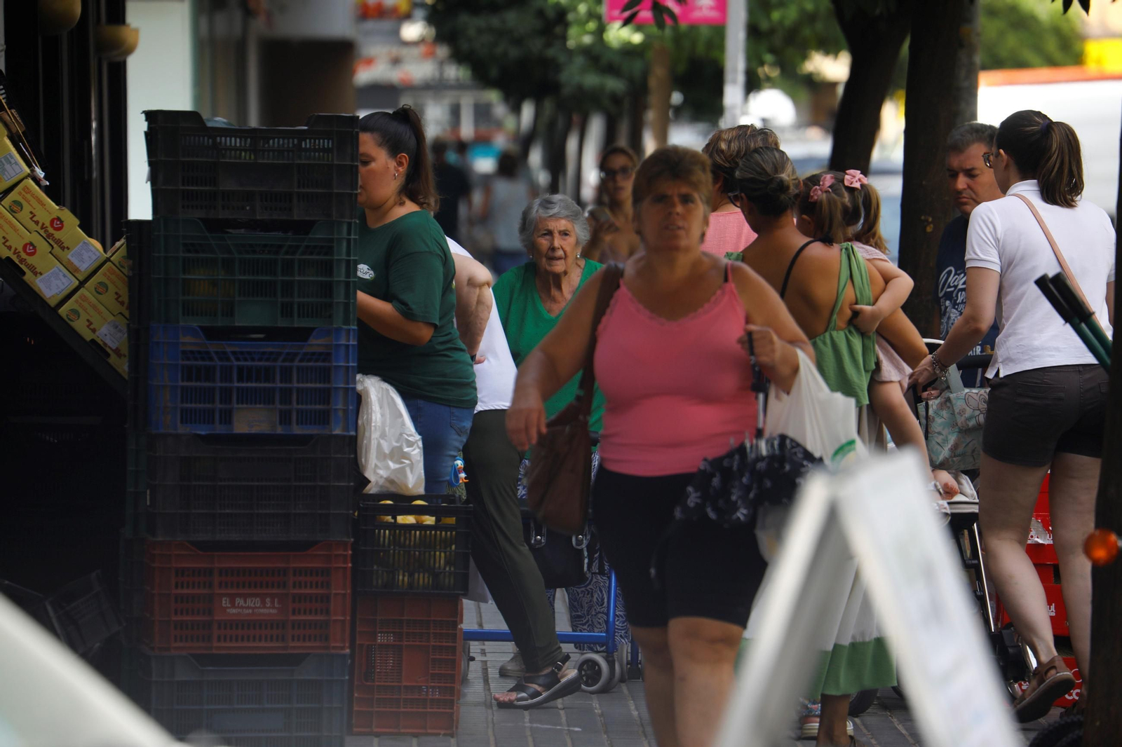 Ambiente en la avenida de Barcelona