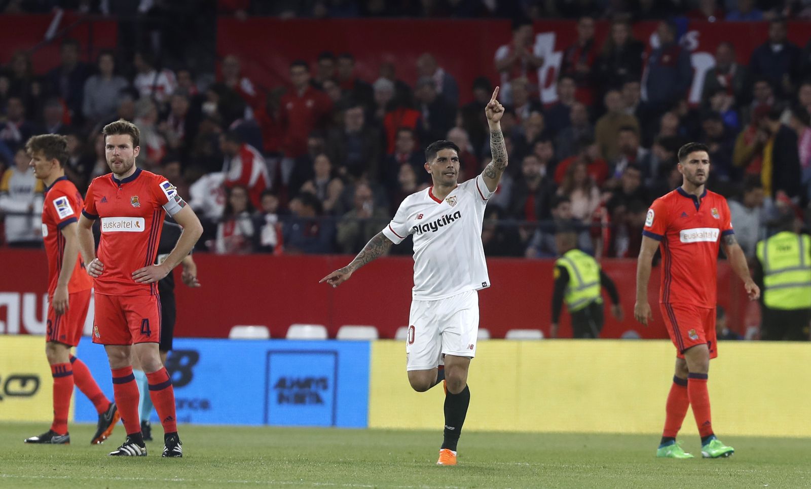 El Sevilla-Real Sociedad, en imágenes