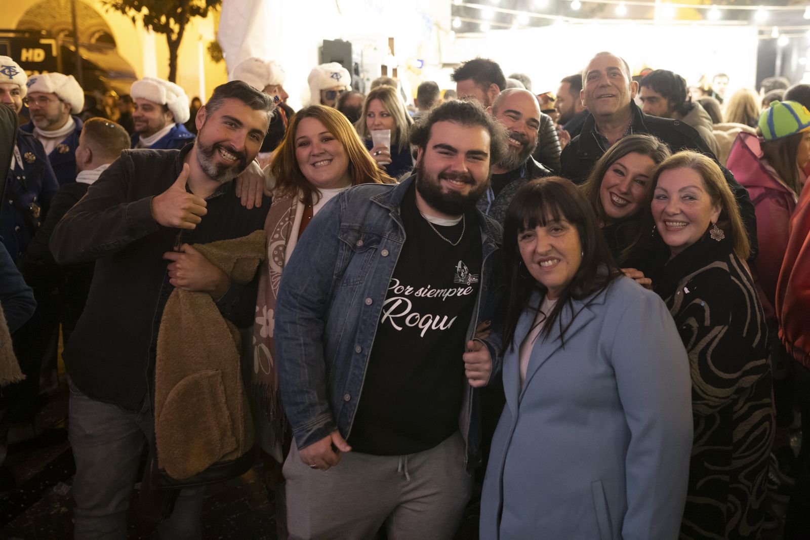 Ambiente en la final  del Carnaval Colombino