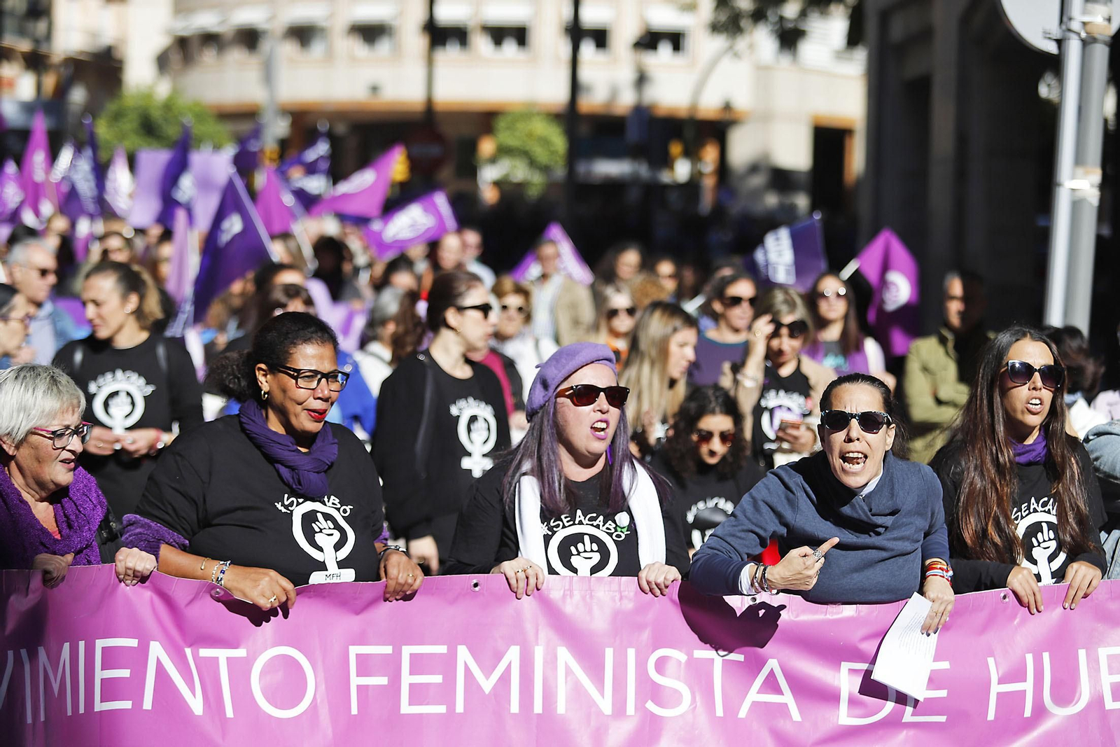 Imágenes de la manifestación del 25N contra la violencia hacia la mujer