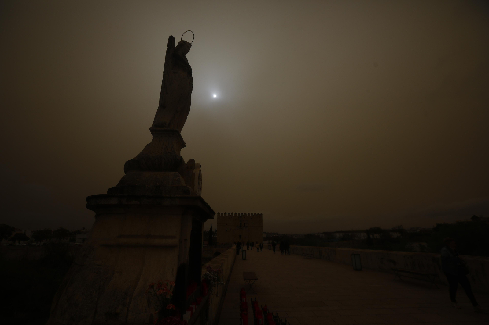 La calima llega a Córdoba, en imágenes