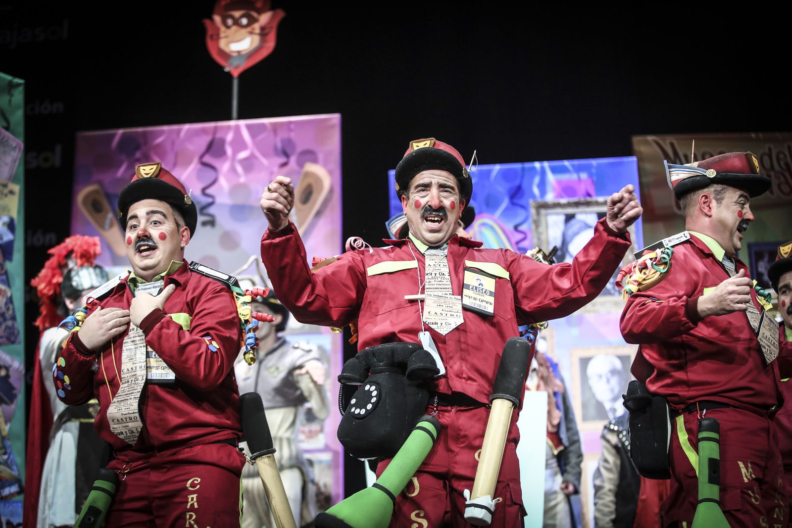 Chirigota Una noche en el museo