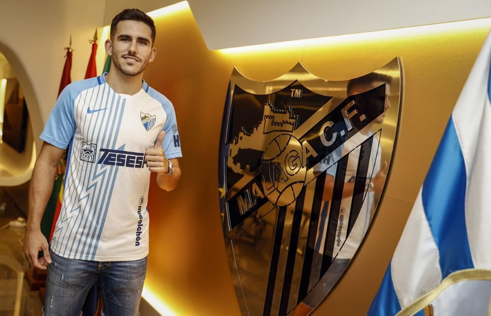 Jairo Samperio, nuevo jugador del Málaga CF.