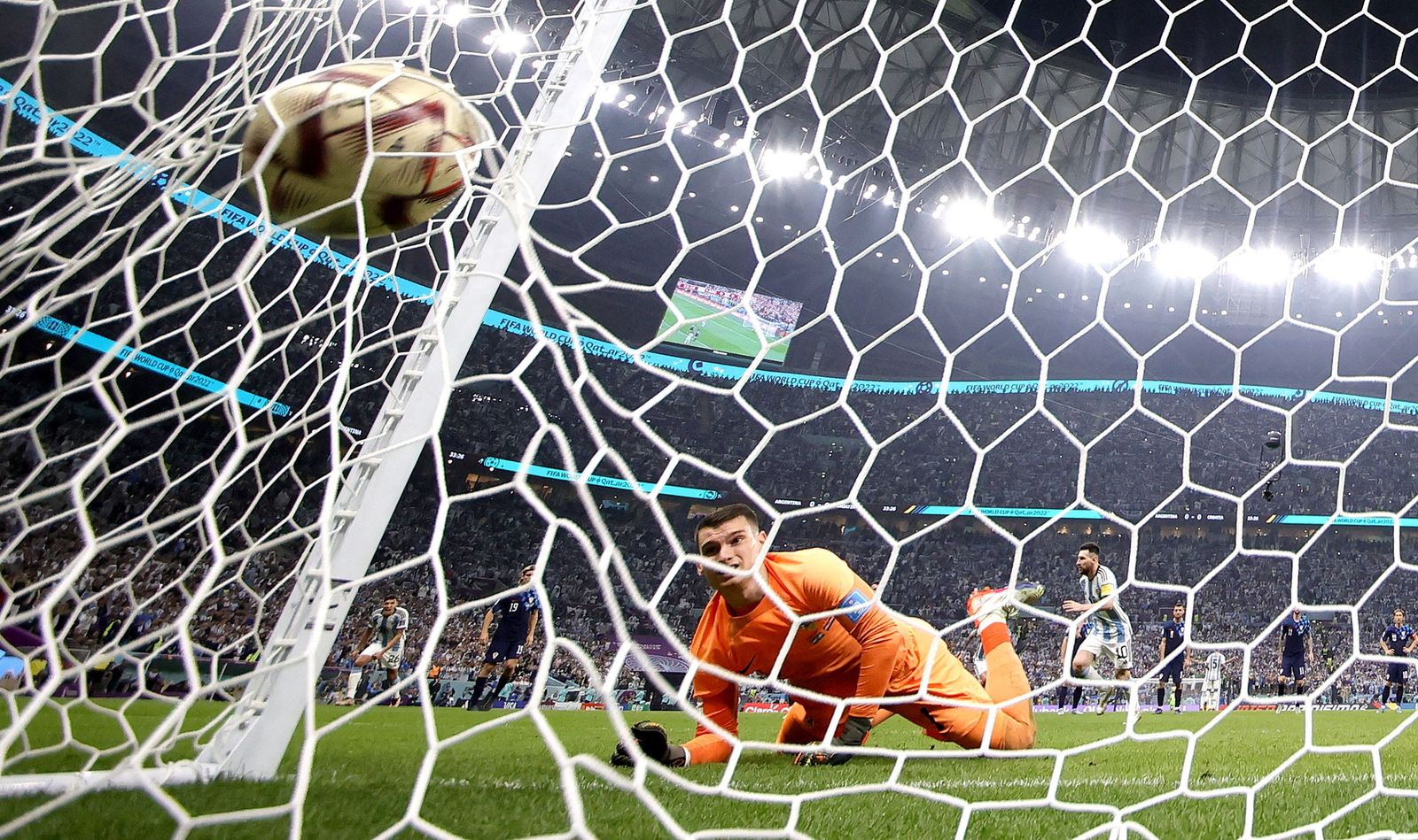 Las fotos de Messi contra Croacia