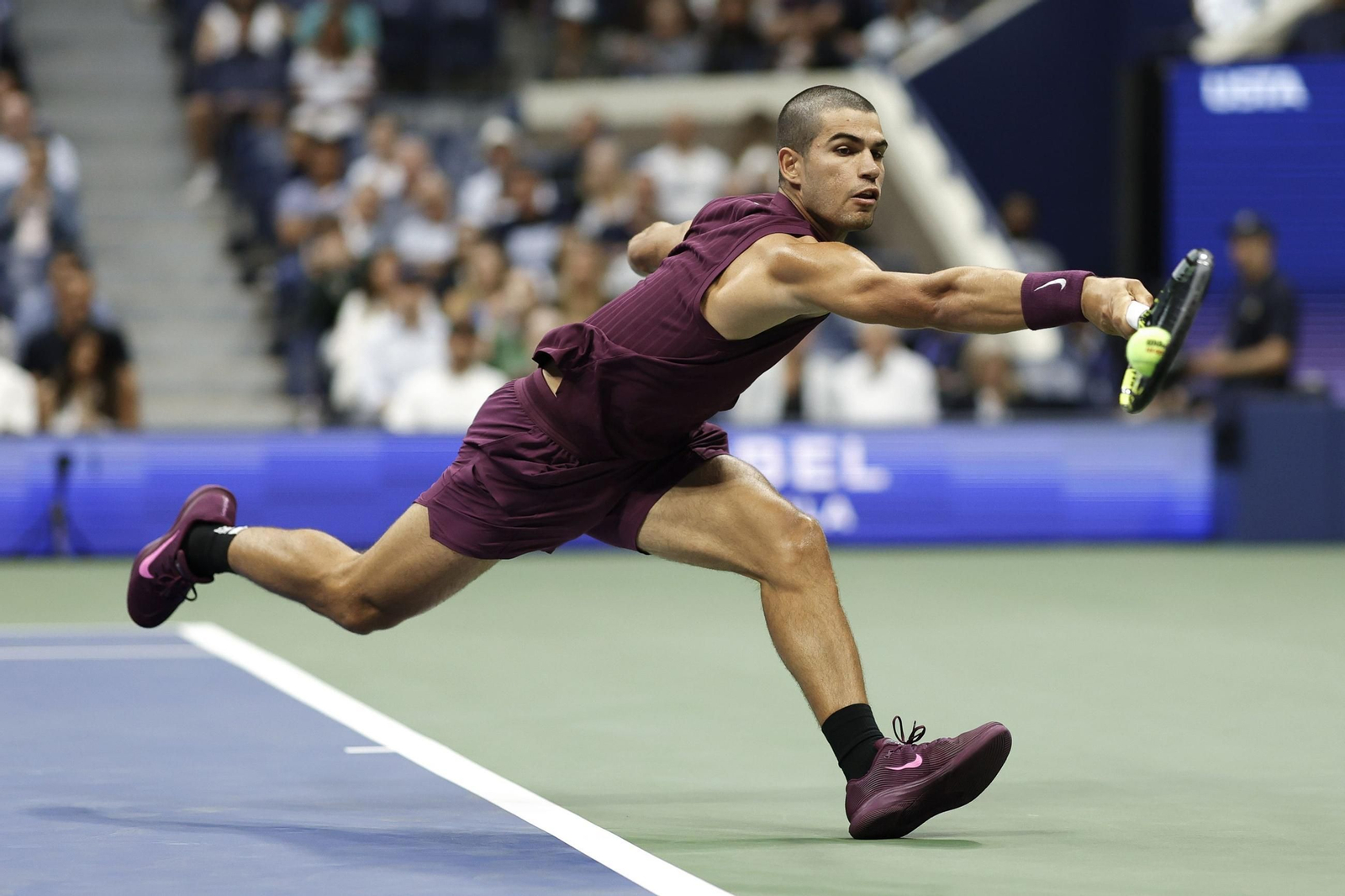 Las fotos del demoledor Alcaraz en la segunda ronda del US Open