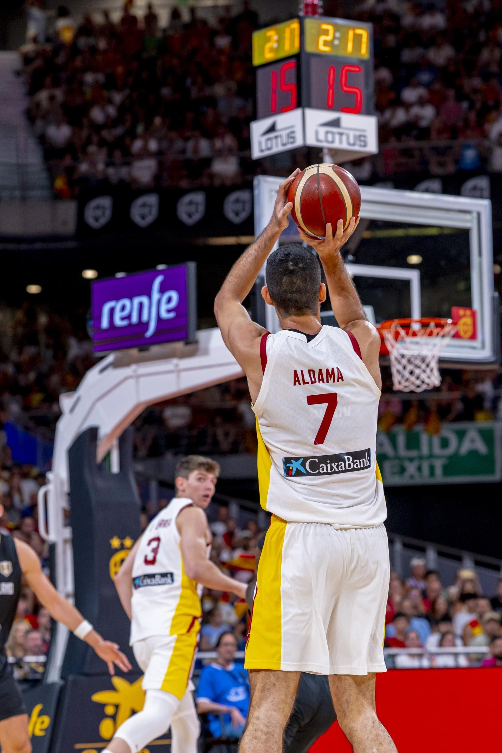 Las mejores fotos del España-Alemania de baloncesto
