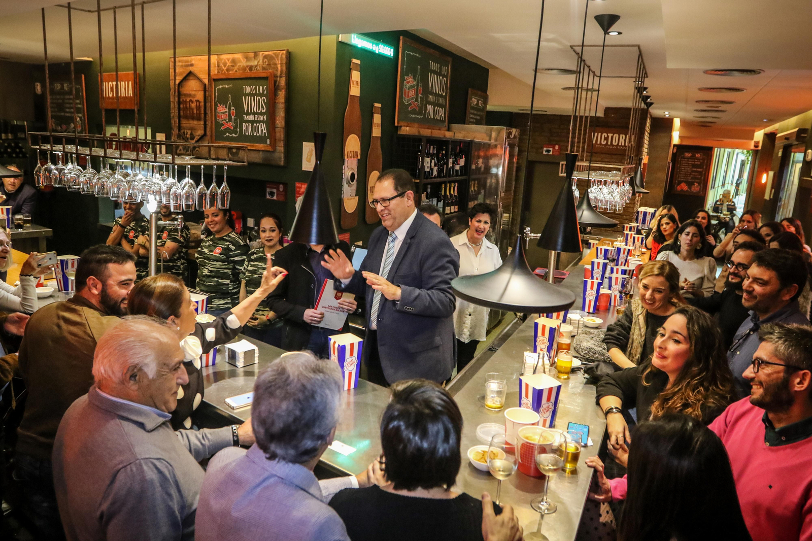 Las fotos de la celebración en el restaurante KGB de los éxitos de 2019