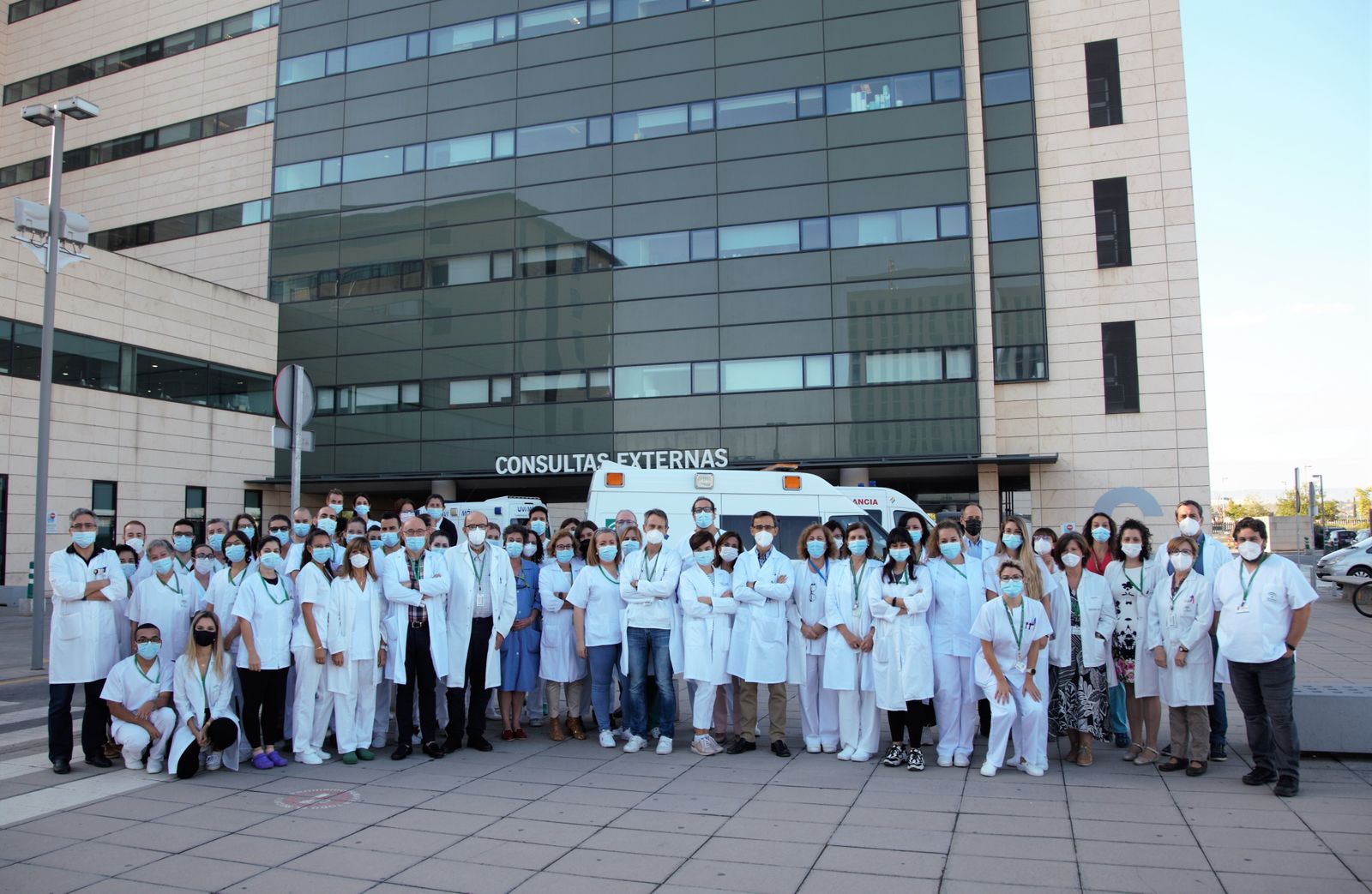 Profesionales de Anatomía Patológica del Hospital Clínico San Cecilio.