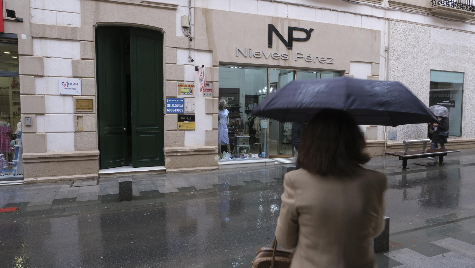 Imágenes de la lluvia en Almería.