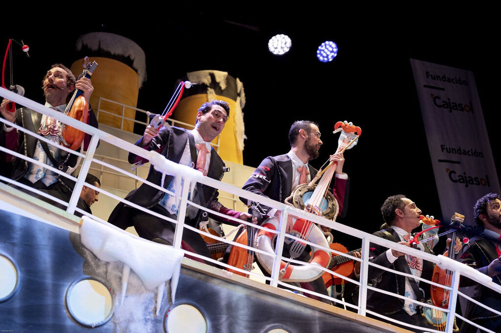 La chirigota del Bizcocho, en su pase de cuartos de final de este COAC 2024