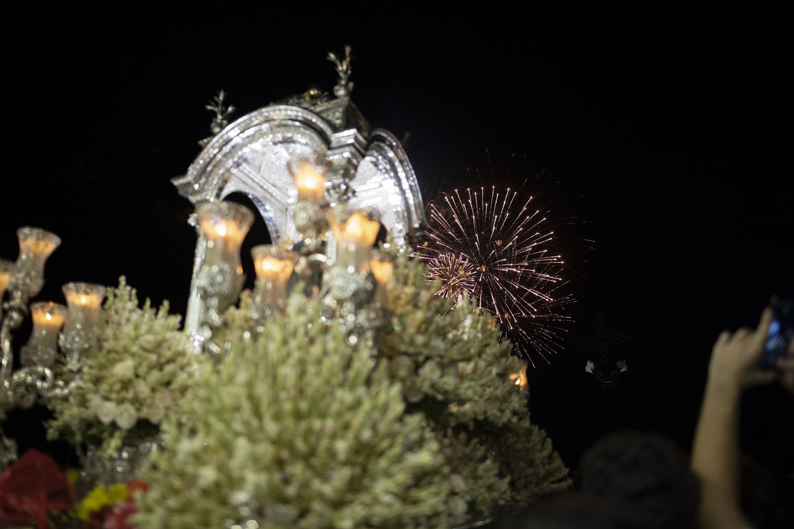 Imágenes de la recogida de la Virgen de la Cinta 2022