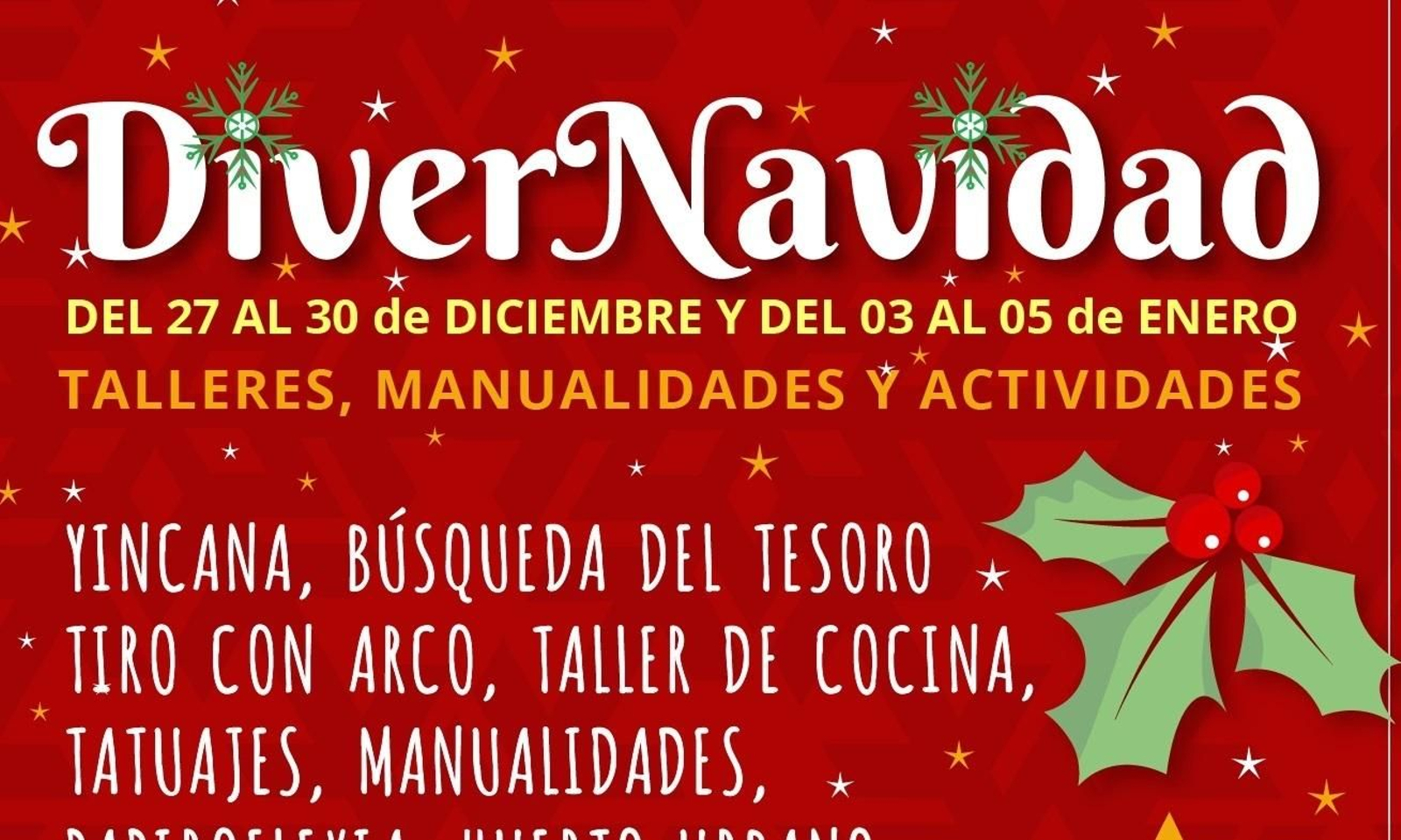 Vista parcial del cartel anunciador.