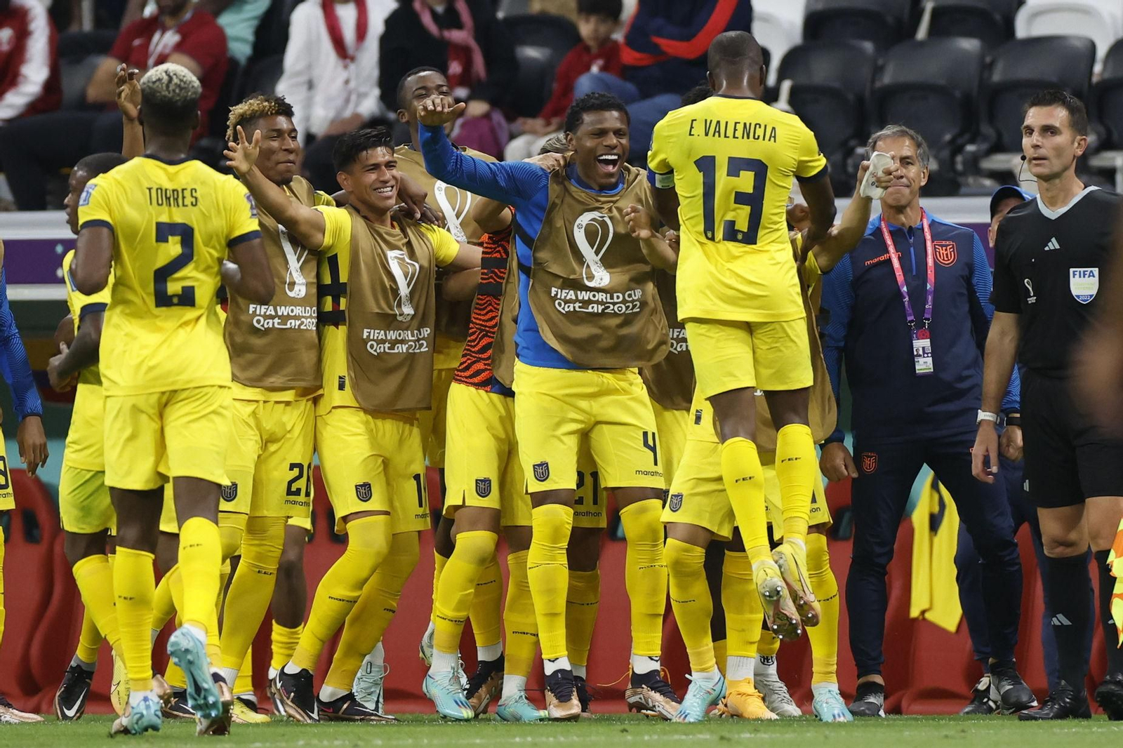 Las imágenes del Qatar - Ecuador, partido inaugural del Mundial 2022