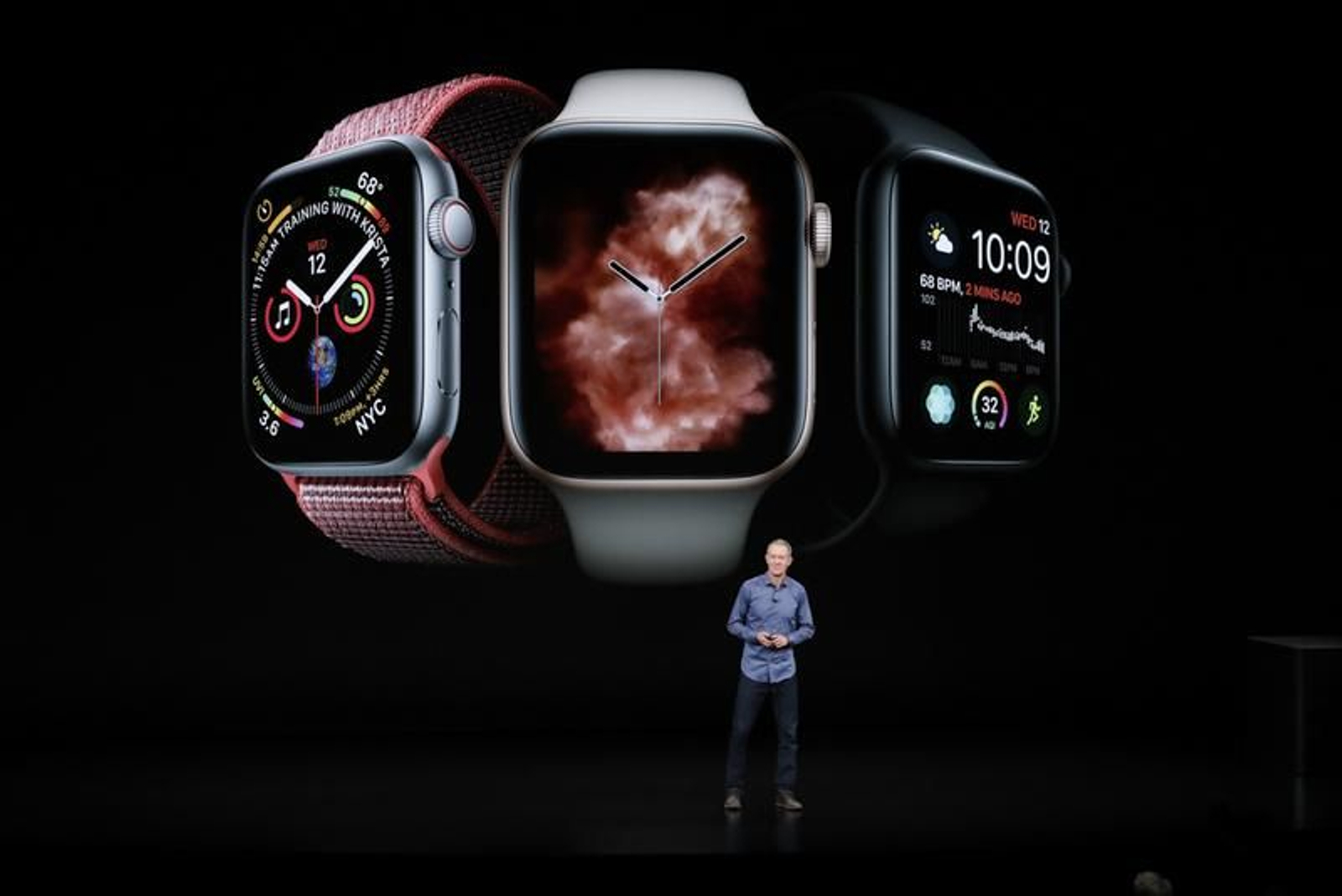 La serie 4 del Apple Watch.