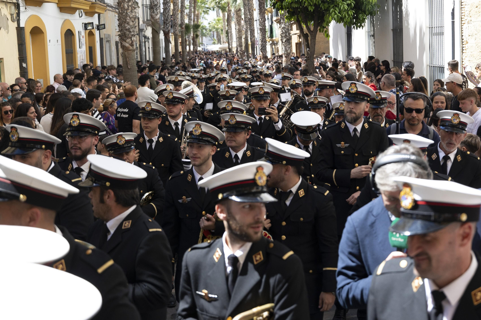 Las imágenes de la salida de la cofradía de La Palma en la Semana Santa 2023