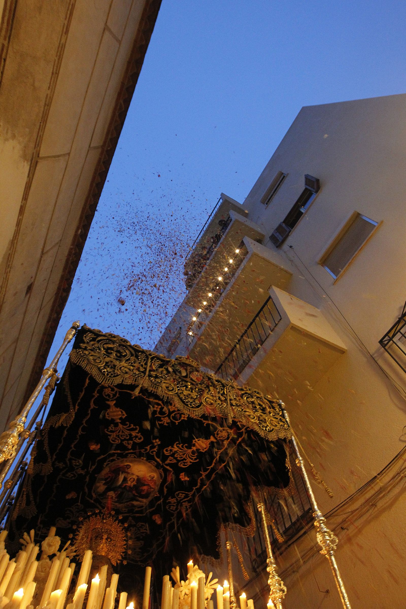Imágenes de la Procesión de Estudiantes. Semana Santa Almería 2019