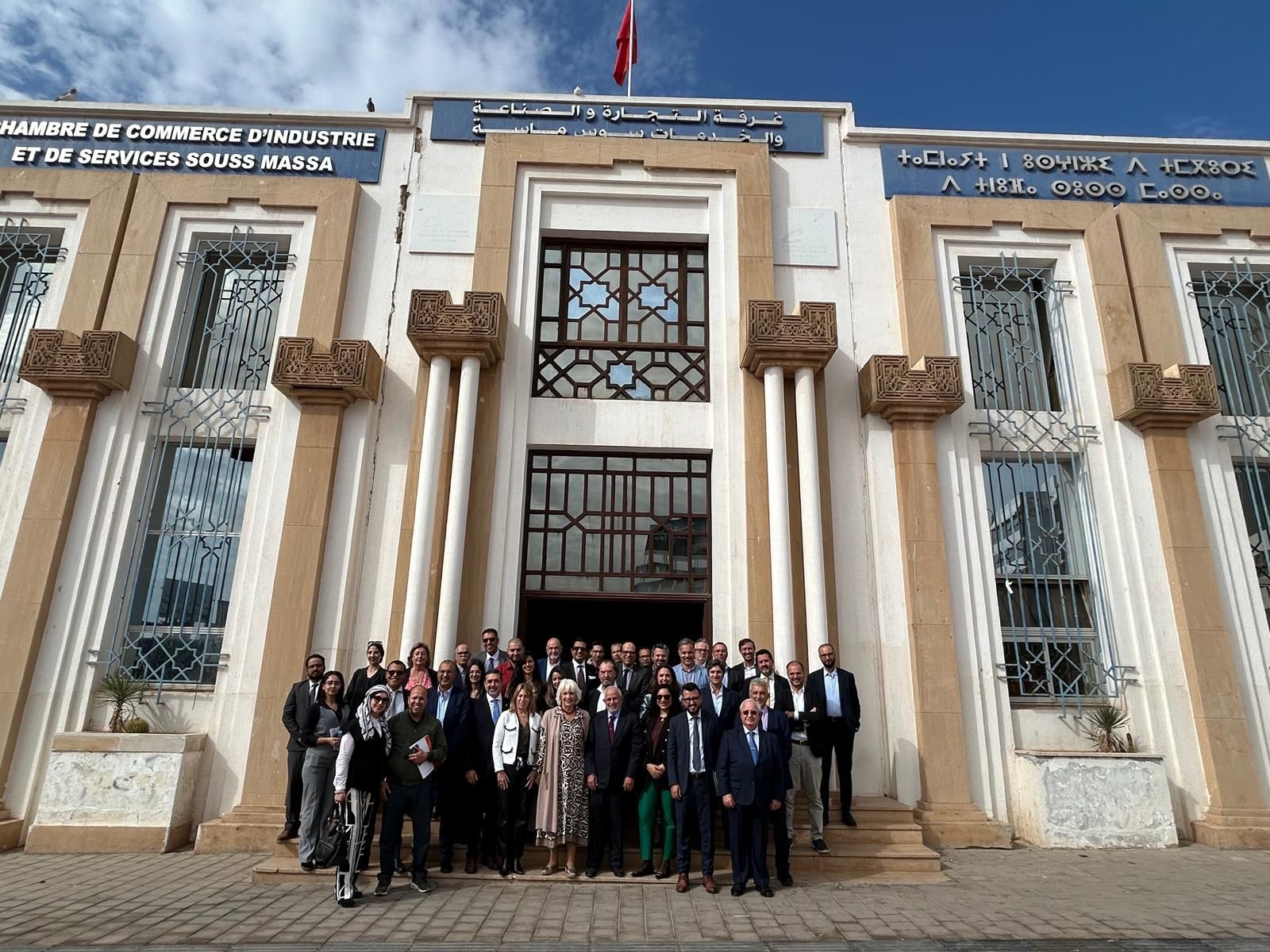 La representación gaditana, con la presidenta de la APBC, Teófila Martínez, al frente