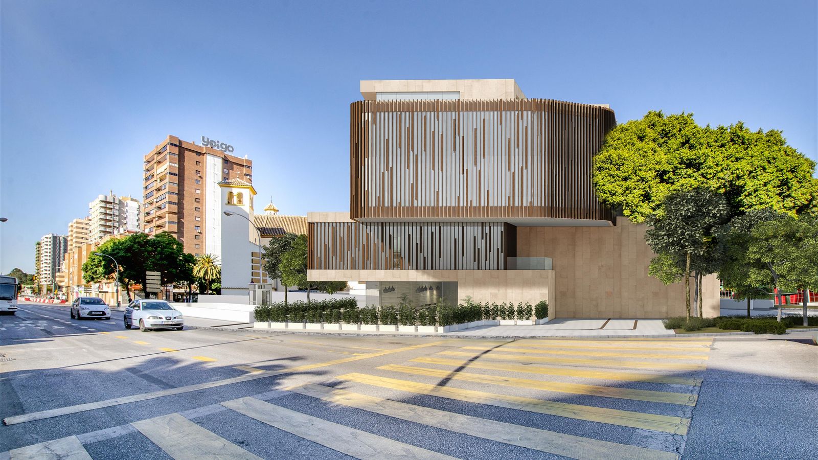 Otra perspectiva del diseño realizado por el estudio HCP.