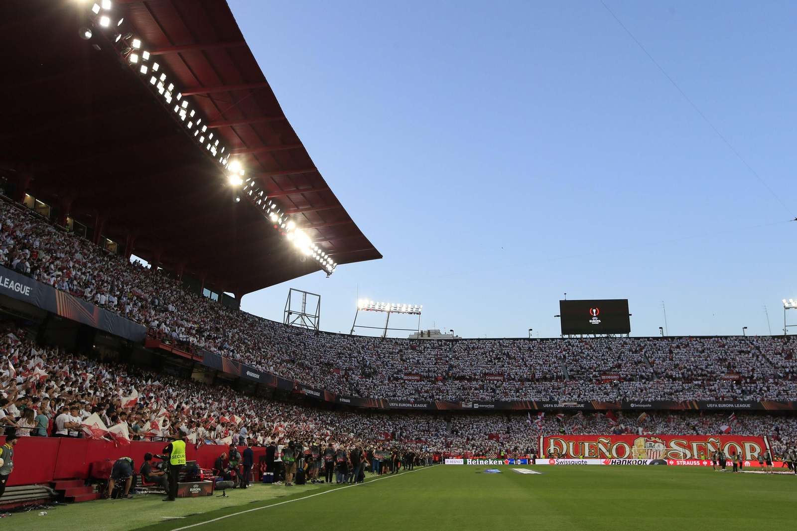 Imagen del Sánchez-Pizjuán antes del Sevilla-Manchester United.