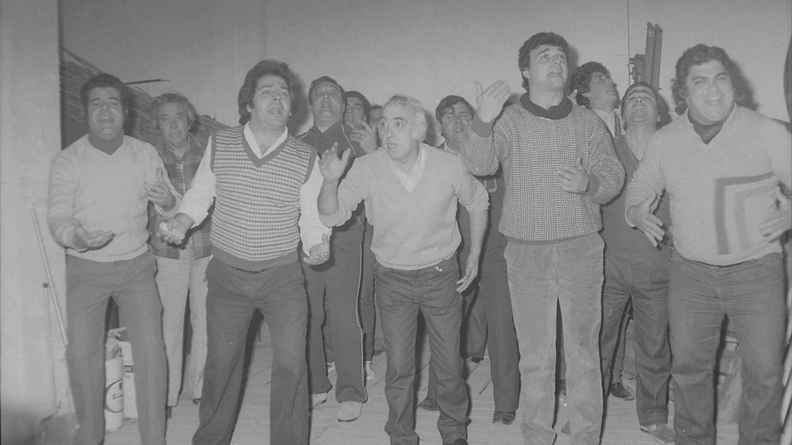 Chirigota de Juan Poce 'Los loros morcegones', de 1985.