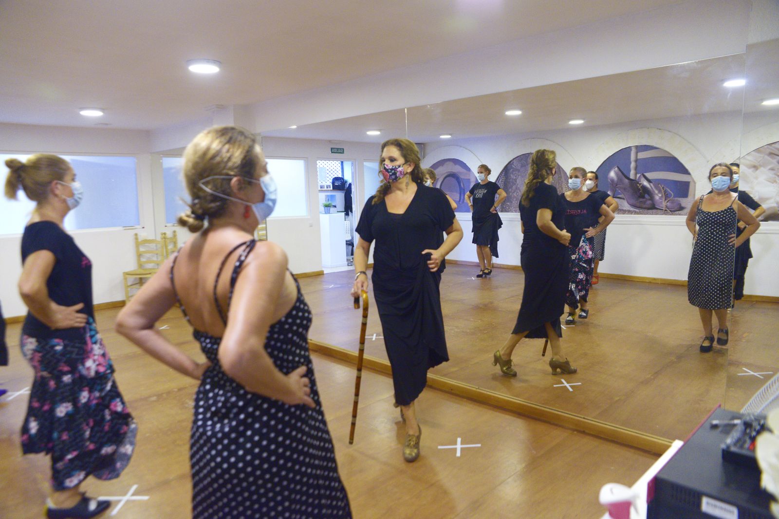 Fotos  de la academia de flamenco de Monika Bellido