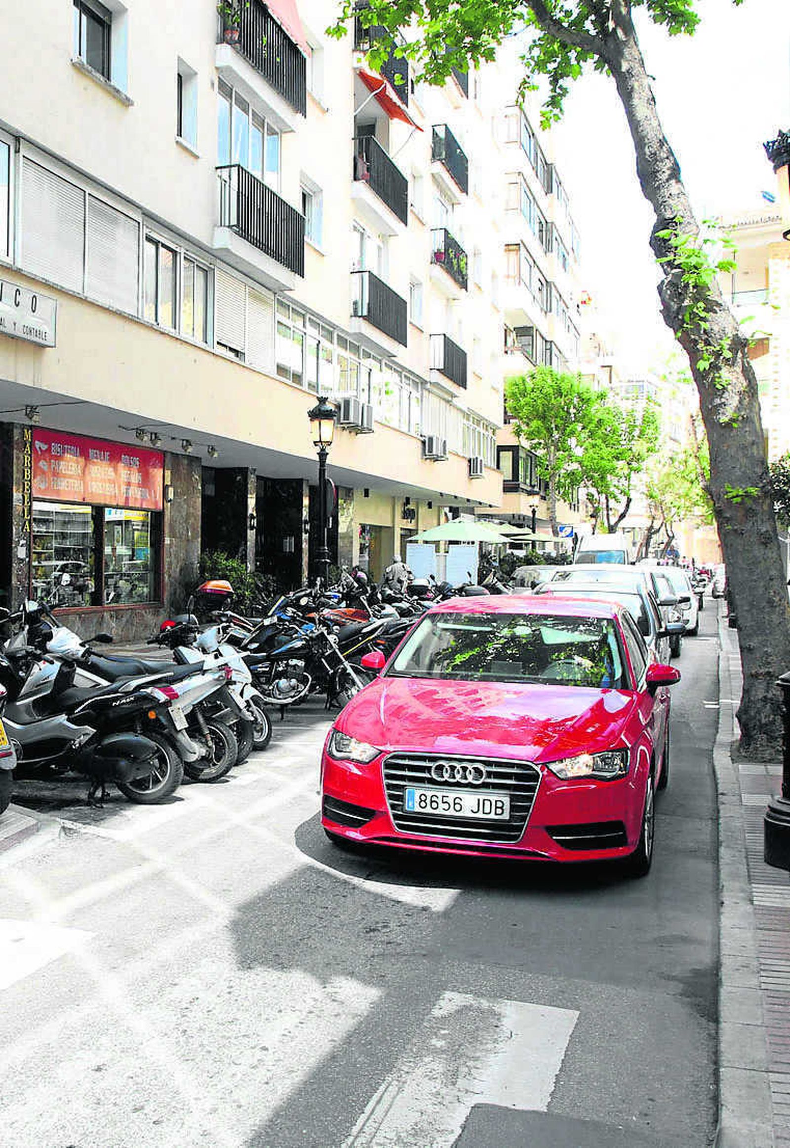 La calle Alonso de Bazán.