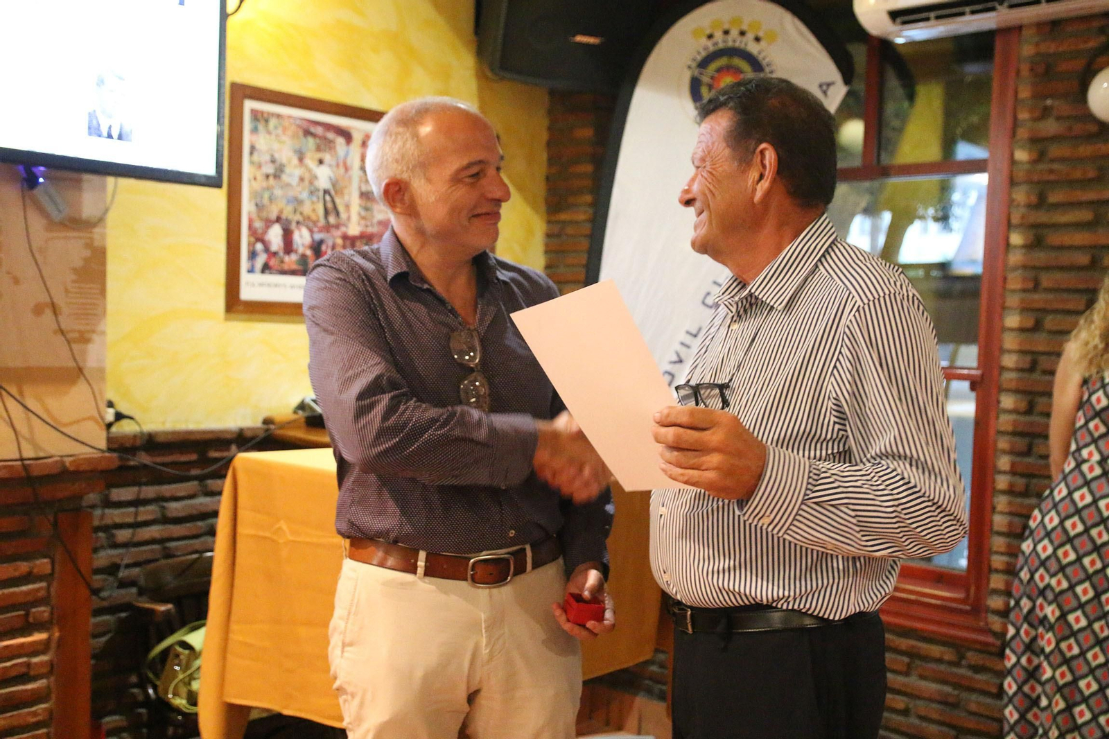 Homenaje a los expresidentes del Automóvil Club de Almería